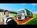 РЕАЛЬНО СЛОЖНАЯ ДОРОГА - РАБОТА ДАЛЬНОБОЙЩИКА в EURO TRUCK SIMULATOR 2 + РУЛЬ