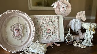 Romantic Victorian Shabby Chic Creations Using a 2024 Spring Collection Lattice Rose