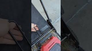 a few modifications to the Milwaukee 18 volt mower