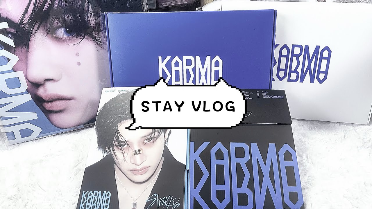 スキズ『KARMA』全バージョン開封💙┊︎스트레이키즈┊︎StrayKids開封