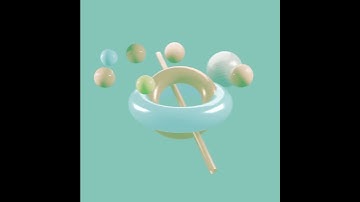 Calming 3D Shapes in Motion | 60FPS Soothing Visuals and Music