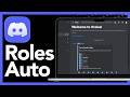 Comment attribuer automatiquement des rôles sur Discord – Guide complet (2026)