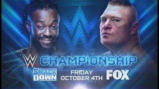 Brock Lesnar vs Kofi Kingston  - WWE Championship Match - Full Match