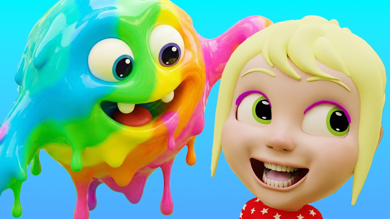 Slime Monster Fun | Mary Nursery Rhymes - YouTube