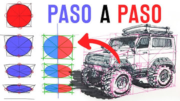 Cómo Dibujar ELIPSES y CÍRCULOS 📀 en Perspectiva PASO A PASO