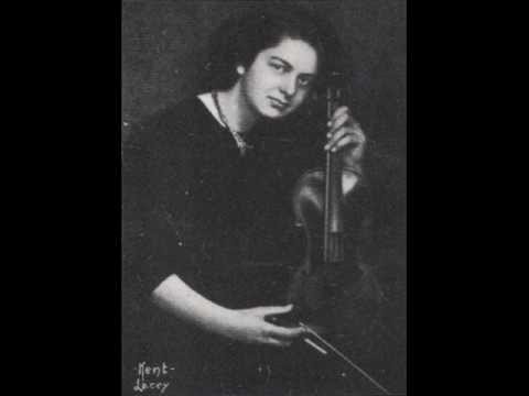 Brahms: Violin Sonata in A major mvt 1 - Isolde Menges