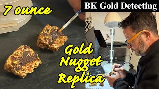 7 Ounce Gold Nugget Replica