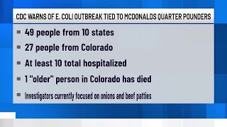 CDC warns of E. coli outbreak tied to Mcdonald’s Quarter Pounders with most reported cases in Col...