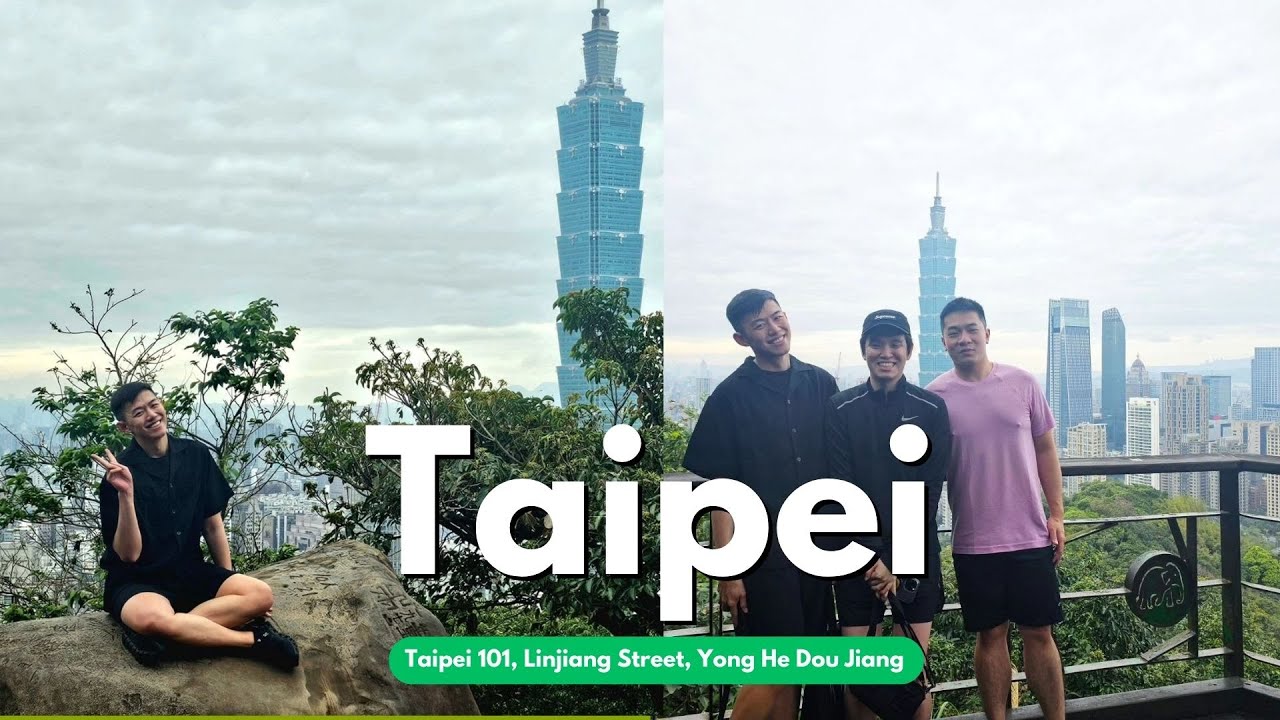 Taipei Vlog - Elephant Mountain, Food in Taipei, Tonghua Nightmarket