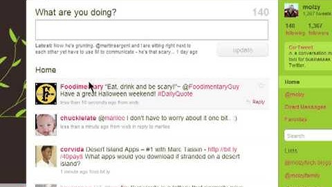 Screencast Tour Of Twitter Lists