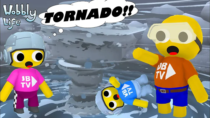 WE HAD TO GO INTO A TORNADO IN WOBBLY LIFE 0.9.1