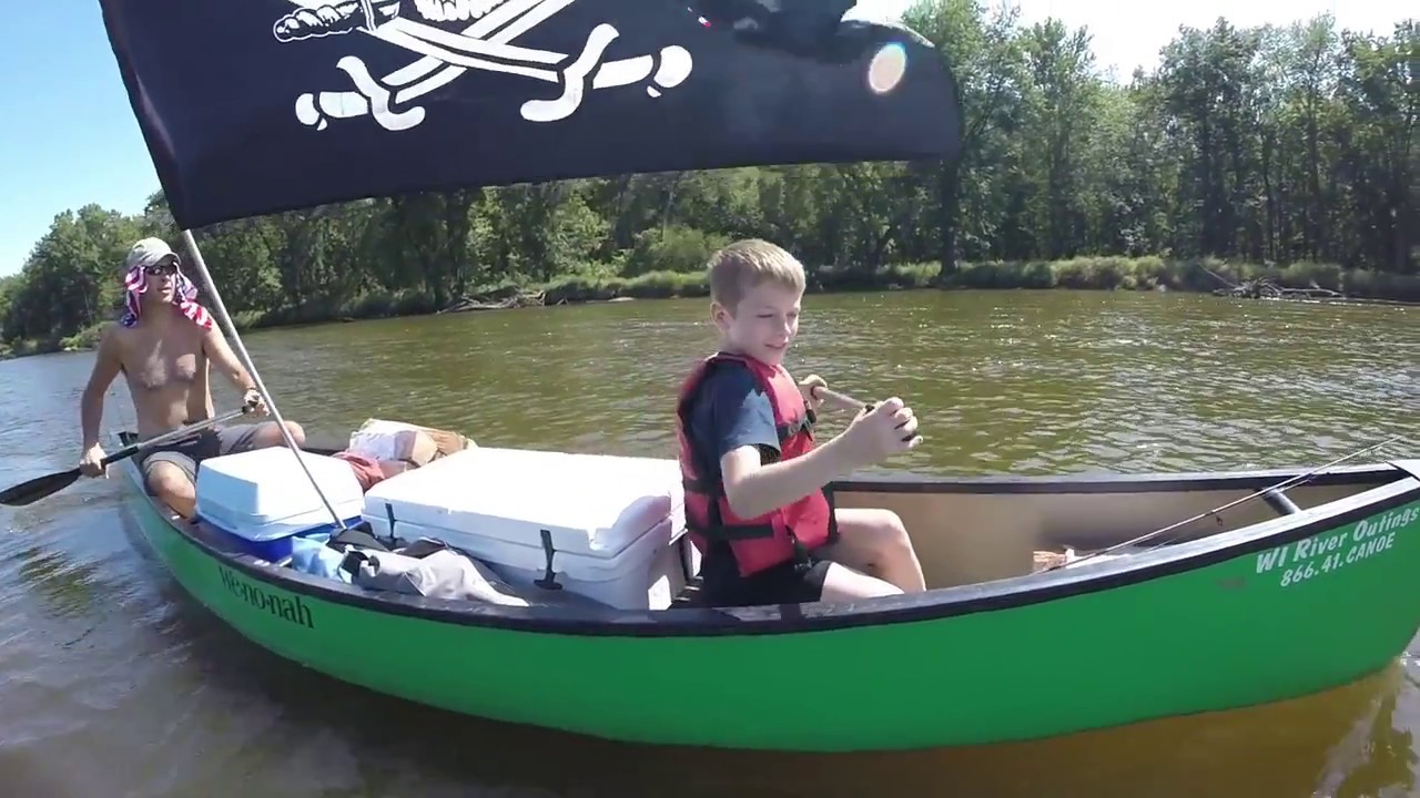 Wisconsin River Canoe Trip - Boscobel Location 11 - YouTube