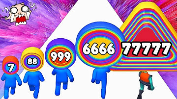 LAYER MAN 3D - ASMR Gameplay Android,iOS Walkthrough Pro Game Mobile (Level Up Layer Head Run) #16