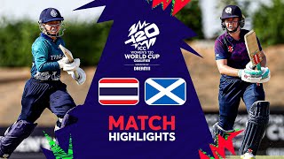 Thailand v Scotland | Match Highlights | Women’s T20WC Qualifier 2024