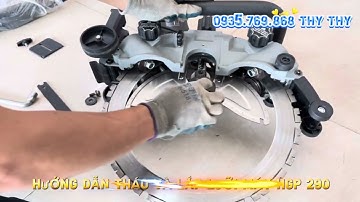 HƯỚNG DẪN THÁO & LẮP LƯỠI CƯA VÒNG DÀNH CHO MÁY CẮT BÊ TÔNG HGP290