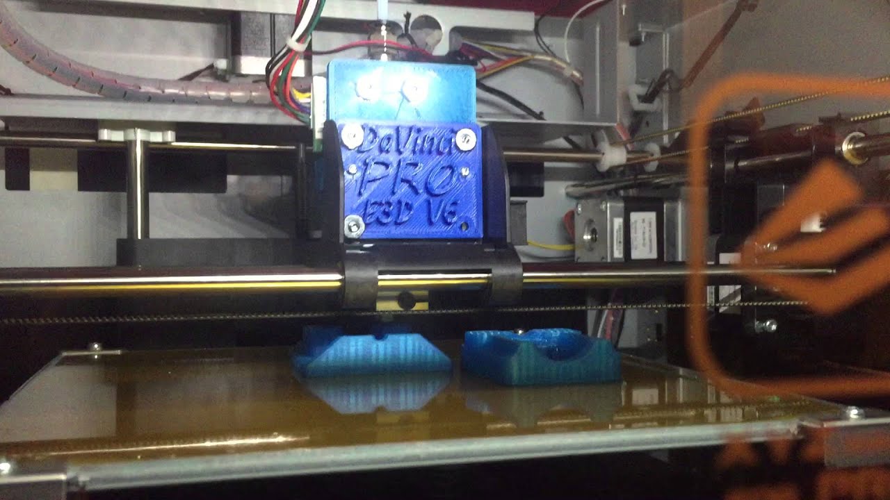 E3D V6 XYZPrinting Da Vinci Pro 1.0 Mod - YouTube