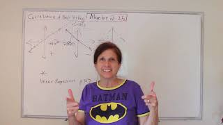 Algebra II: Correlation of Best Fitting Lines (2.5)
