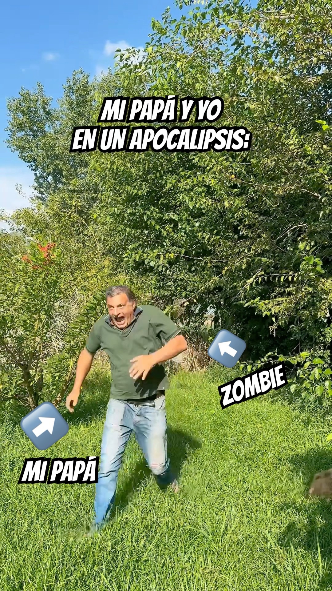 TE VA A MORDER UN ZOMBIE PAPÁ
