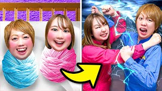 【寸劇】私たち双子の兄妹!ケンカばかりの兄妹…いじわるなお兄ちゃんなんて大っ嫌い!ママが捕まっちゃった...!赤ちゃんの頃みたいに仲良く助けられるかな?