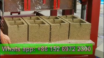 QT4-24 semi automatic concrete solid, hollow block machine, hollow pot block, paving brick machine