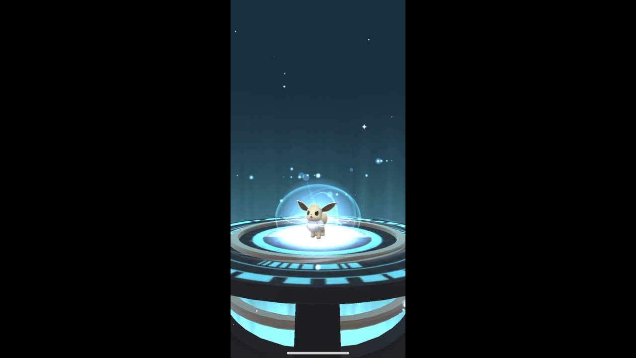 ポケモンgo 色違いシャワーズへ進化させた瞬間 Shorts Youtube