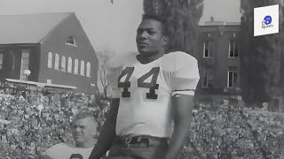 Jim Brown Highlights @Syracuse ...player intro, slow motion footage...senior year vs Army 1956