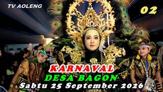 KARNAVAL DESA BAGON PUGER JEMBER // NO URUT 02 // SABTU 26 SEPTEMBER 2026