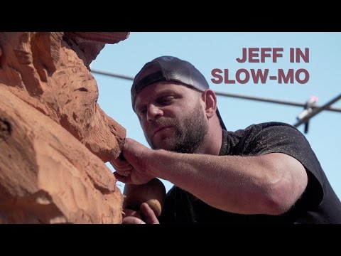 Jeff Samudosky - Redwood Wolves Sculpture - Slow Motion