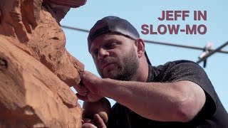 Jeff Samudosky - Redwood Wolves Sculpture - Slow Motion