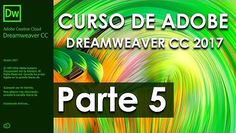 Tutorial de Adobe Dreamweaver CC 2017 - Parte 5