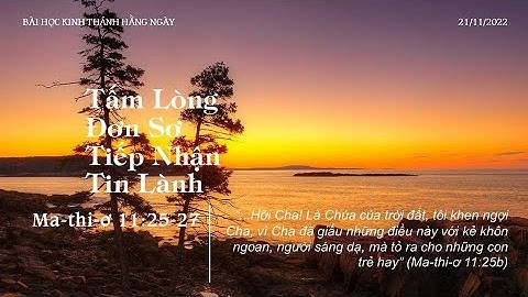 21/11/2022 - BHKTHN TIẾNG VIỆT