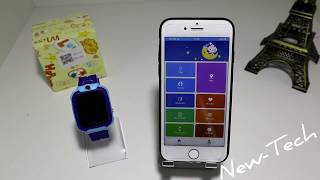 How to connect LBS Kid with SeTracker ios app in iphone Smart Watch kids setup