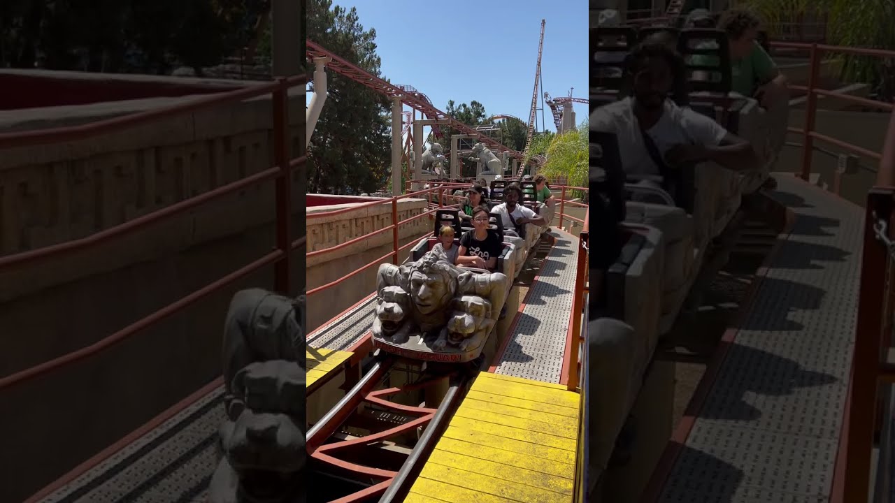 Jaguar! riders survive at Knott's Berry Farm - YouTube