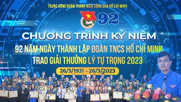 Trao giải thưởng Lý Tự Trọng cho 100 cán bộ Đoàn toàn quốc năm 2023