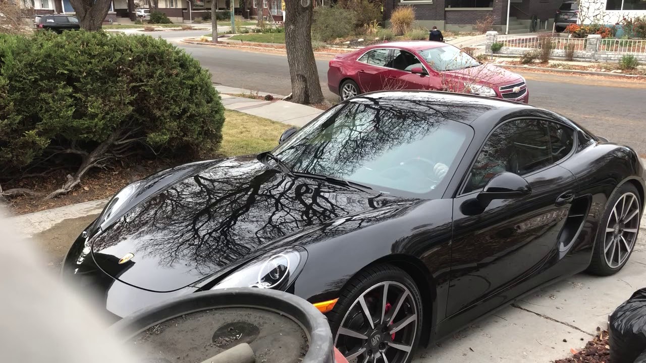 Porsche Cayman S with Fabspeed exhaust Start up - YouTube