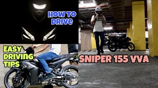 How to Drive Sniper 155 VVA | manual motorcycle