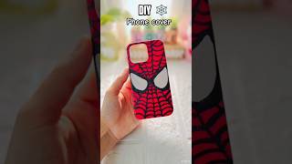 DIY Spider Web Phone Case 🕸️📱 ❤️ #diy #phonecase #art # #cutecase #shorts #shortvideo