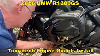 Installation of Touratrech Engine Guards on a BMW R1300GS
