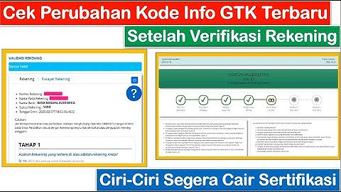 Cek Perubahan Kode Info GTK: Alur Kode Validasi Info GTK dan Ciri Ciri Segera Cair Sertifikasi Guru