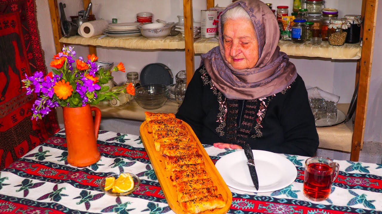 Nənəmin bağında????Çıtır-çıtır????Ispanaxlı-katroflu BÖREK bişirdik????Türk mətbəxi