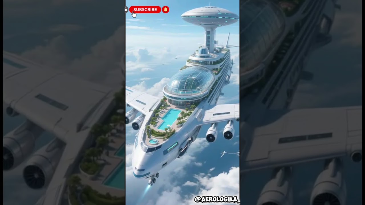 Imagine If a Luxury Airplane Like This Really Existed in the Future! 😱✈️