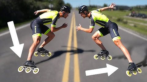 PUSH STRAIGHT TO THE SIDE!  - How to NOT push behind (skating)