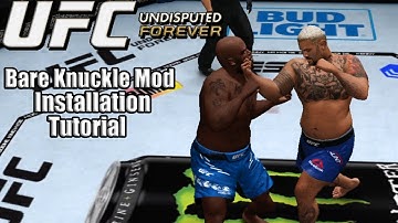 UFC UNDISPUTED FOREVER BARE KNUCKLE MOD INSTALLATION (FOR RPCS3)