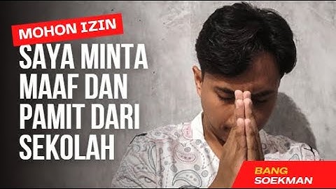 SAYA MOHON MAAF DAN IZIN PAMIT | SAYA RESIGN DARI SMKN 10 SEMARANG !