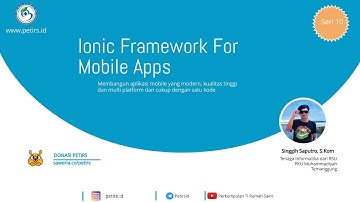 Webinar Seri 10 : IONIC Framework For Mobile Apps