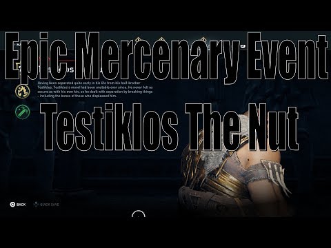 Wideo: Najnowszy Cel Epic Mercenary W Assassin's Creed Odyssey Nazywa Się Testiklos The Nut