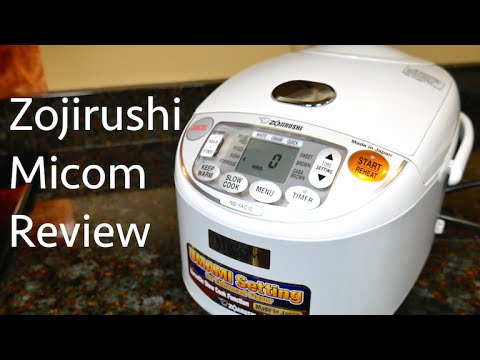 Zojirushi Micom 5.5-Cup Rice Cooker, Cool White