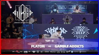 PLATON vs GAMBLE ADDICTS｜TOP-8 @ 17TH JEONJU B-BOY GRAND PRIX 2024｜LB-PIX