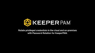 KeeperPAM Rotation Teaser