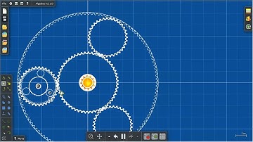 Heavenly bodies in orbit with Algodoo